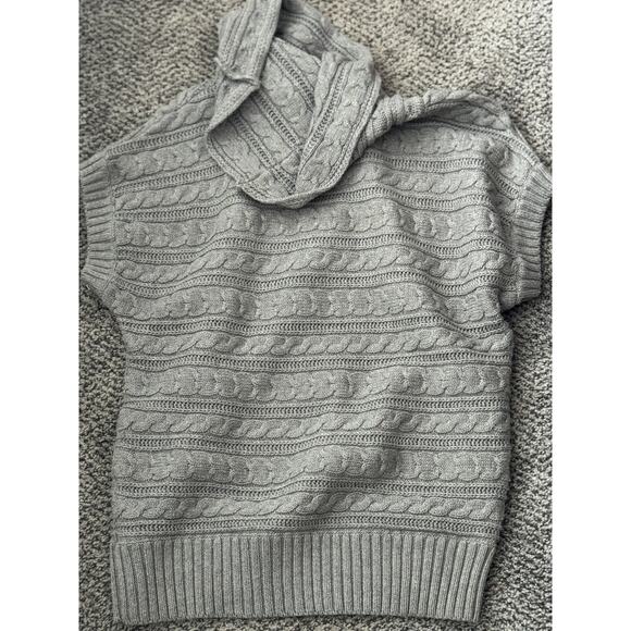 Capsule Cable Knit Sleeveless Cowl Neck Sweater Vest - Picture 6 of 6